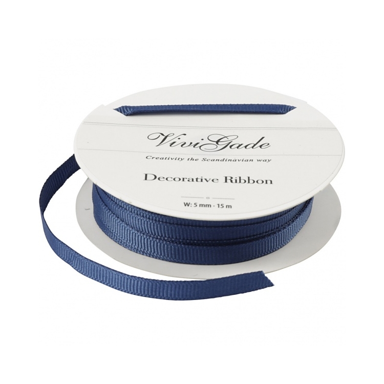 Decoration 1 inch Sewing Floristic without wired edge Decoration blue blue Ribbon Gift Wrapping Taffetta Ribbon 2,5 cm