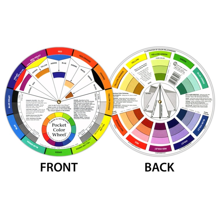 Pocket Color Wheel, Mixing Guide Arte Epood