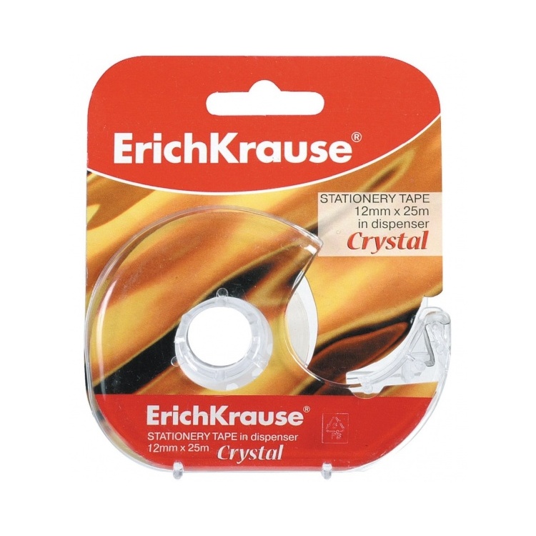 Tape Erich Krause Crystal 12mmx25m Arte Epood