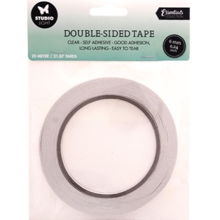 Kahepoolne teip läbipaistev 6mm x 20m