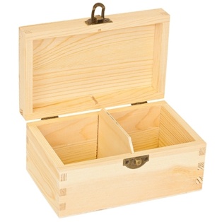 Wooden box 15.4x9.4x7.5cm
