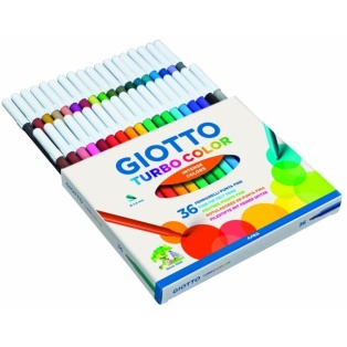 Felt Pens Giotto Turbo 36pcs