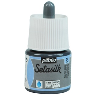 Siidivärv 45ml Setasilk/ 25 silver grey