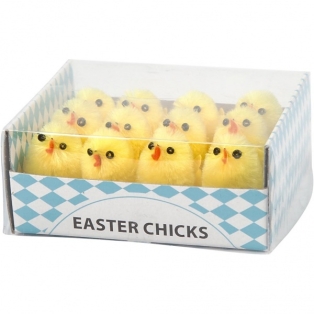Easter Chicks, h-30mm, 12pcs