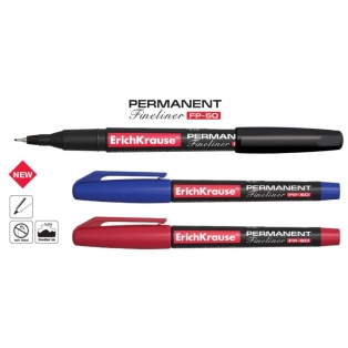 Permanent marker round tip 1mm/ black