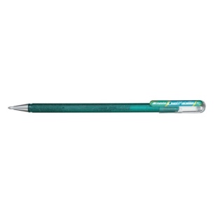 Gel Pen Pentel Hybrid DualMetallic 1mm, green