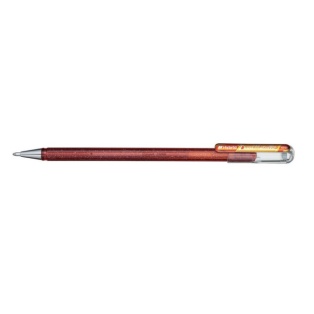 Gel Pen Pentel Hybrid DualMetallic 1mm, orange