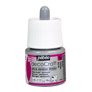 Acrylic Ink DecoCraft 45ml/ silver