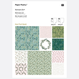 Motif paper pad  30 sheets, Classical Christmas