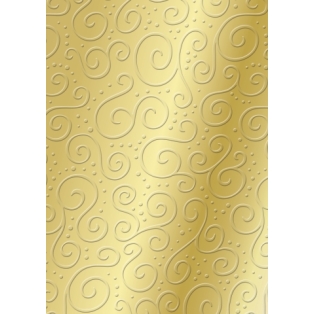 Embossed Card Milano A4 gold