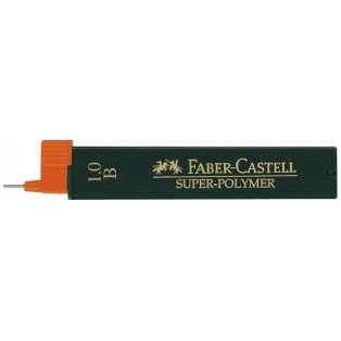 Mehaanilise pliiatsi söed 1.0mm B, Faber-Castell Super-Polymer 