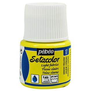 Kangavärv 45ml Setacolor Light Fabrics/ 17 lemon yellow