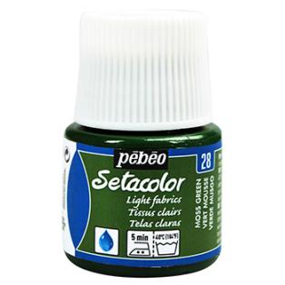 Setacolor Light fabrics 45ml/ 28 moss green