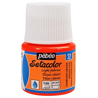 Setacolor Light fabrics 45ml/ 32 Fluorescent orange