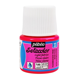 Setacolor Light fabrics 45ml/ 33 Fluorescent pink