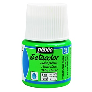 Setacolor Light fabrics 45ml/ 34 Fluorescent green