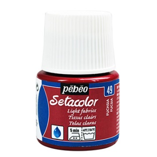 Setacolor Light fabrics 45ml/ 49 Fuchsia