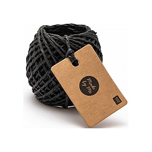 Paper String, black