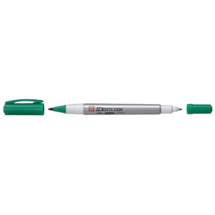 Permanentne marker Identi-Pen 2-otsaga/ roheline