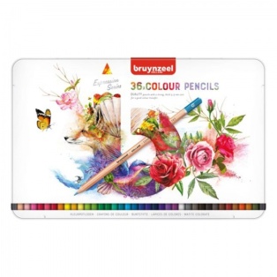 Coloured Pencils Bruynzeel Expression, 36pcs