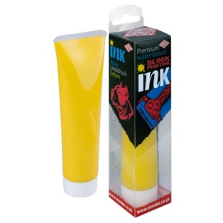 Premium Block Printing Ink yellow 100ml