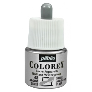 colorex akvarelltint silver