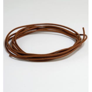 Leather Cord, 2mm, cognac, 2m