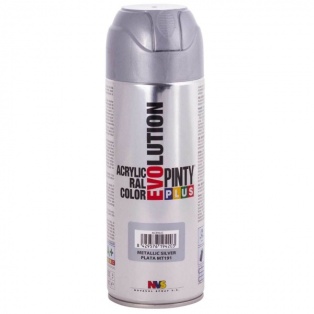 Evolution spray paint 400ml/ metallic silver