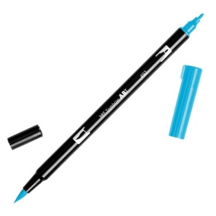 Kalligraafiline marker pintsel-pliiats Tombow 493, topelt ots, reflex blue