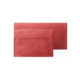 Envelopes DL, 10pcs, pearl red