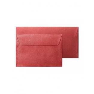 Envelopes DL, 10pcs, pearl red