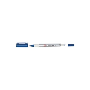 Permanent marker Identi-Pen 0,4+1.0mm,blue