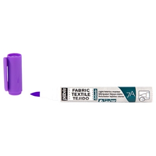7A Light Fabric Marker 1mm, fluo violet