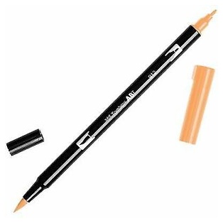 Kalligraafiline marker pintsel-pliiats Tombow 912, topelt ots, pale cherry