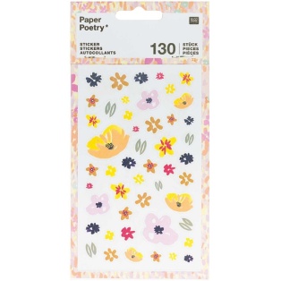 Kleepsud 4 lehte/ Crafted Flower Pink