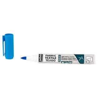 7A Light Fabric Marker 1mm, light blue