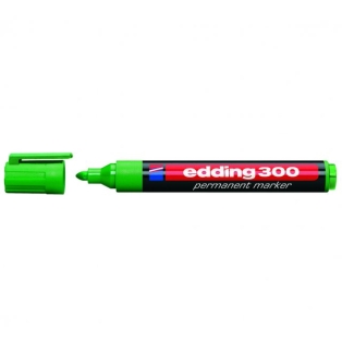 Permanentne marker ümar ots 1,5-3mm Edding 300/ roheline