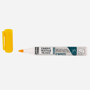 7A Light Fabric Marker 1mm, fluo orange