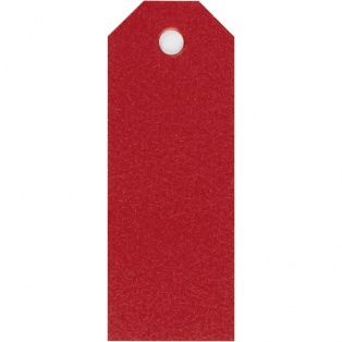 Manilla Tags, red, size 3x8 cm, 220 g, 20pcs