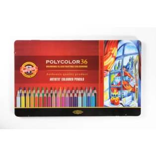 Set of Artistś Colored Pencils 36
