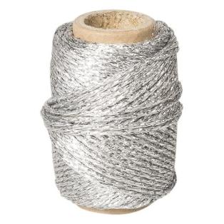 Baker's Twine metallic 20 m Ø 1.5 mm silver-coloured