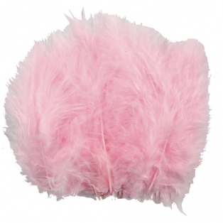Feathers 5-12cm, pink
