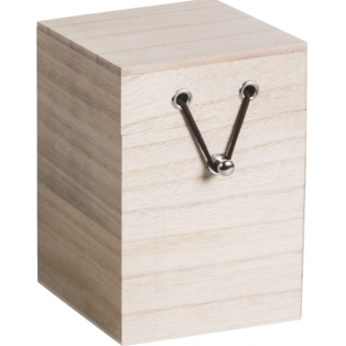 Wooden Box 8 x 8 x 12 cm