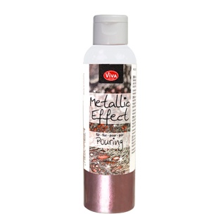 Metallic effect for pouring 120ml rose-gold