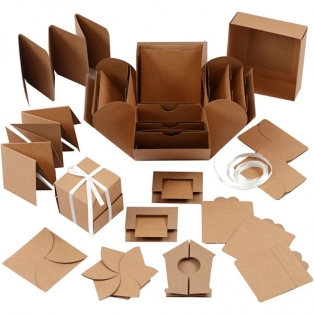 Explosion box, size 7x7x7.5+12x12x12 cm, craft, 1pc
