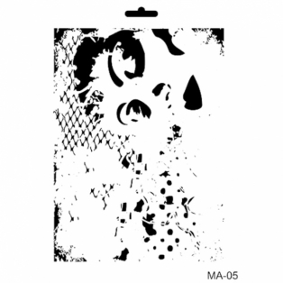Stencil Mix Media 21x29cm/ MA-05