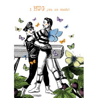 Greeting card B6/ HUG boys