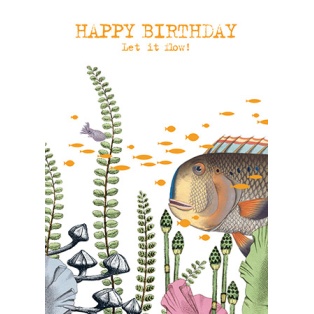 Greeting card B6/ BD Flow