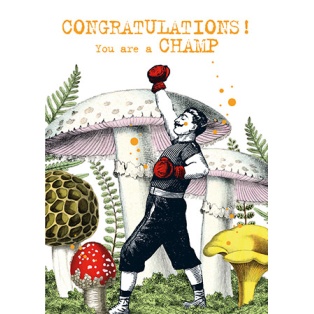 Greeting card B6/ Champ