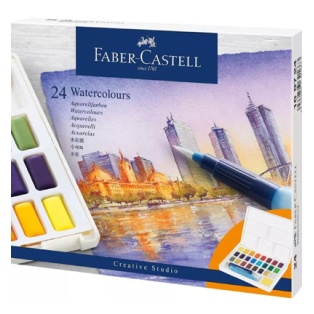 Akvarellikomplekt FaberCastell 24tk